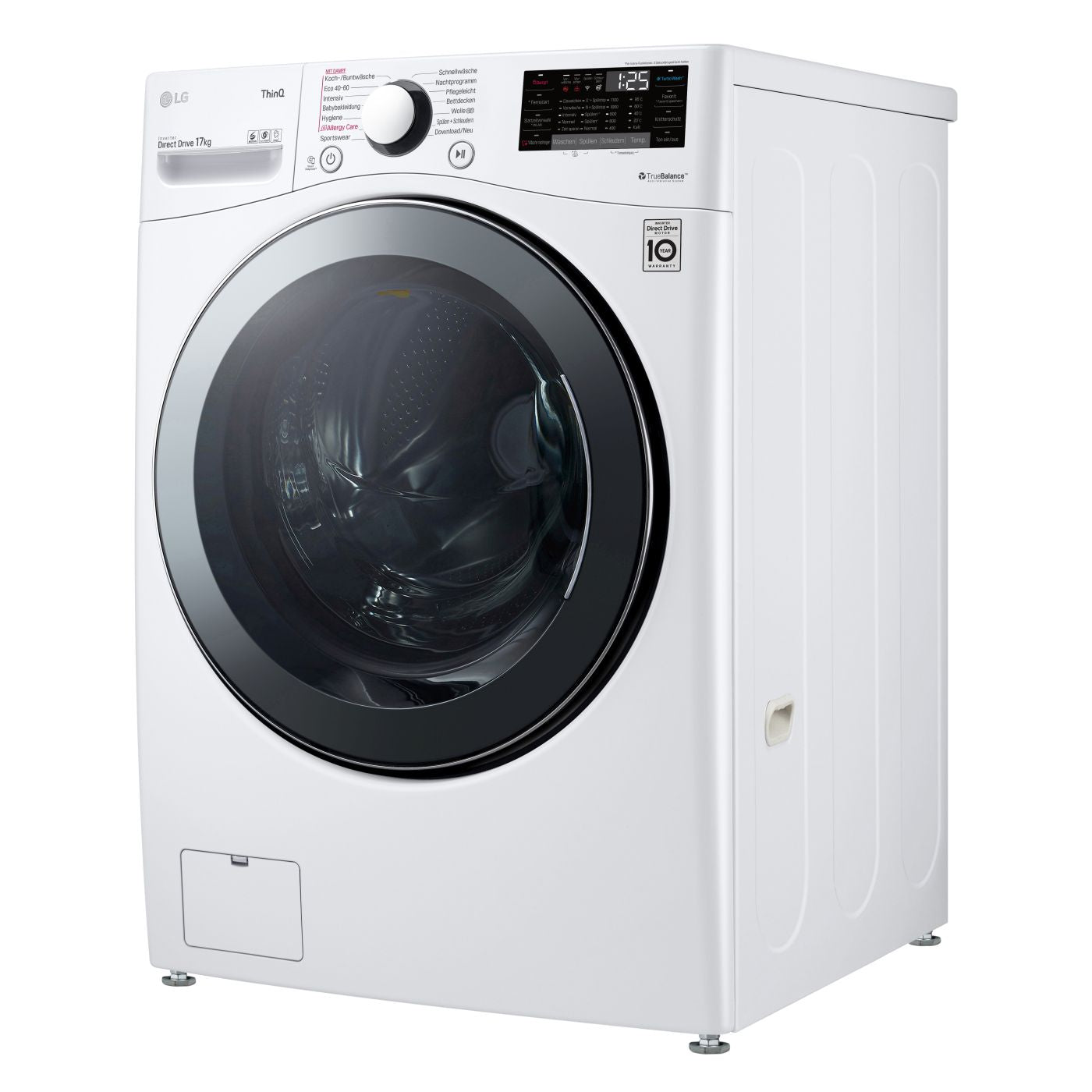 Waschmaschine mit 17 kg Kapazität | 1100 U/Min. | TurboWash™ | Steam | Wi-Fi -Funktion | LG F11WM17TS2