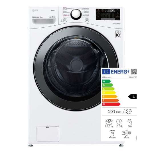 Waschmaschine mit 17 kg Kapazität | 1100 U/Min. | TurboWash™ | Steam | Wi-Fi -Funktion | LG F11WM17TS2